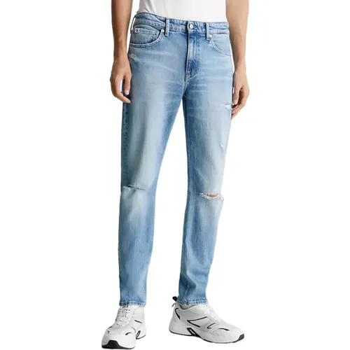 Herren Tapered Jeans , Herren, Größe: W34 L32 - Calvin Klein Jeans - Modalova