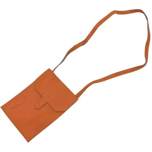 Pre-owned Cross Body Bags, female, , Size: ONE SIZE Pre-owned Leather shoulder-bags - Hermès Vintage - Modalova