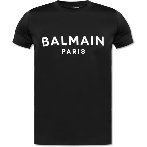 Schwimm T-Shirt mit Logo Balmain - Balmain - Modalova