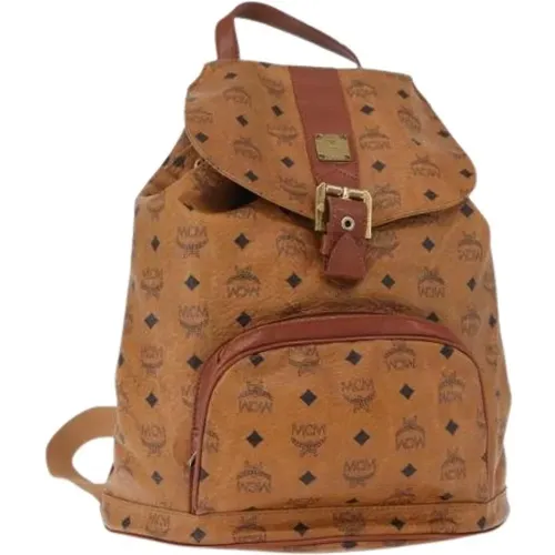 Pre-owned Backpacks, female, , Size: ONE SIZE Pre-owned Plastic Backpack - MCM Pre-owned - Modalova