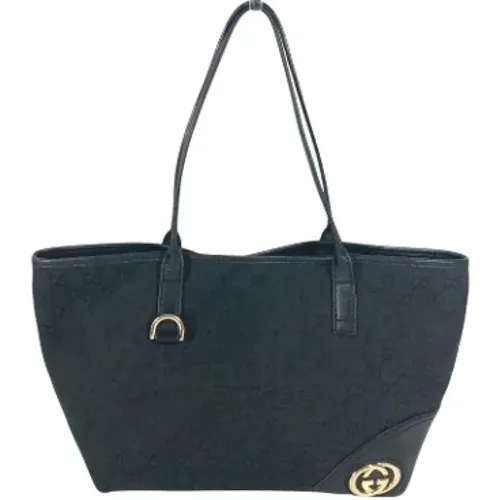 Pre-owned Tote Bags, female, , Size: ONE SIZE Pre-owned Canvas totes - Gucci Vintage - Modalova