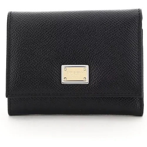 Dauphine Print Flap Wallet , female, Sizes: ONE SIZE - Dolce & Gabbana - Modalova