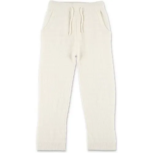 Strickhose Blanc Lait AW24,Bequeme Lounge Sweatpants für den täglichen Gebrauch - Bonpoint - Modalova