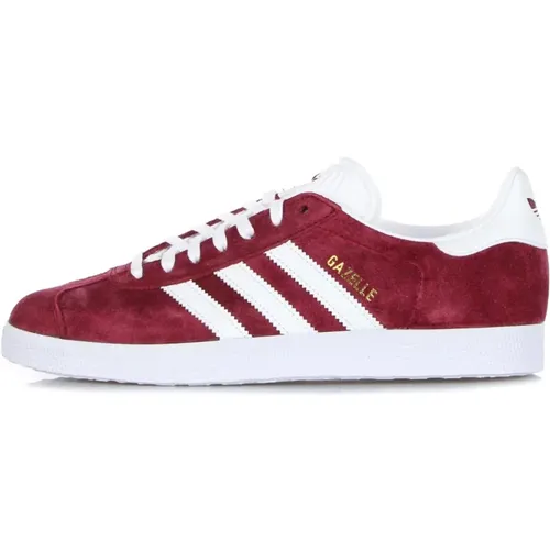 Sneakers, male, , Size: 11 2/3 US Burgundy Suede Low Top Sneaker - Adidas - Modalova