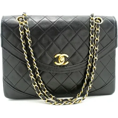 Pre-owned Leather chanel-bags , female, Sizes: ONE SIZE - Chanel Vintage - Modalova