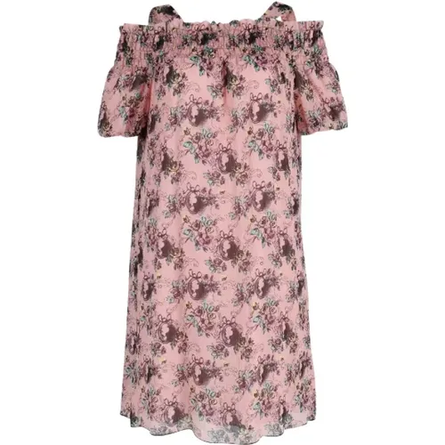 Pre-owned Silk dresses , female, Sizes: M - Moschino Pre-Owned - Modalova