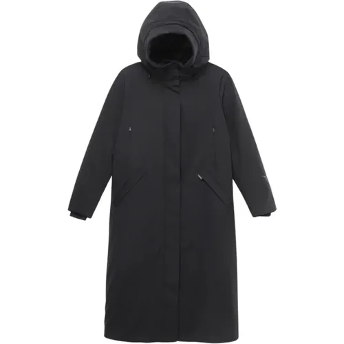 Qw500 Parka Schwarz , Damen, Größe: M - Krakatau - Modalova