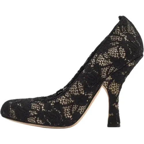 Pre-owned Pumps, female, , Size: 7 1/2 US Pre-owned Lace heels - Dolce & Gabbana Pre-owned - Modalova