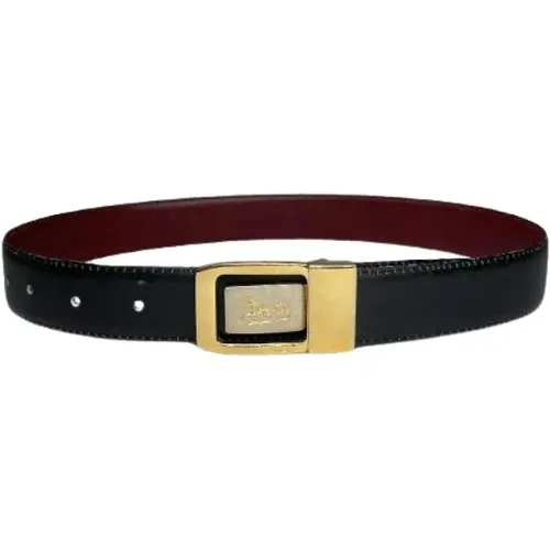 Pre-owned Belts, female, , Size: ONE SIZE Pre-owned Leather Belt - Celine Vintage - Modalova