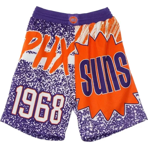 Sportswear, male, , Size: XL NBA Jumbotron Sublimated Basketball Shorts - Mitchell & Ness - Modalova