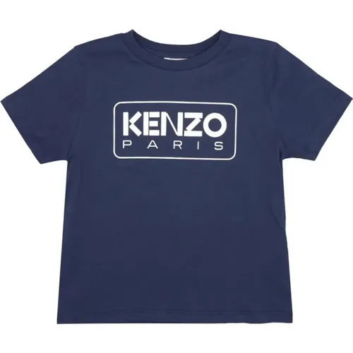 Bio-Baumwolle Bedrucktes Rundhals-T-Shirt - Kenzo - Modalova