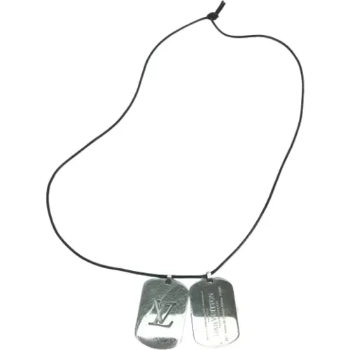 Pre-owned Jewellery, female, , Size: ONE SIZE Pre-owned Stainless Steel necklaces - Louis Vuitton Vintage - Modalova