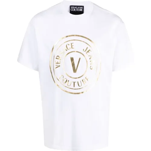 T-Shirts Polos for Men , male, Sizes: L, M, XL, 2XL - Versace Jeans Couture - Modalova