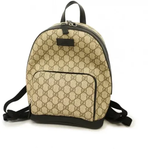 Pre-owned Backpacks, female, , Size: ONE SIZE Pre-owned Canvas gucci-bags - Gucci Vintage - Modalova