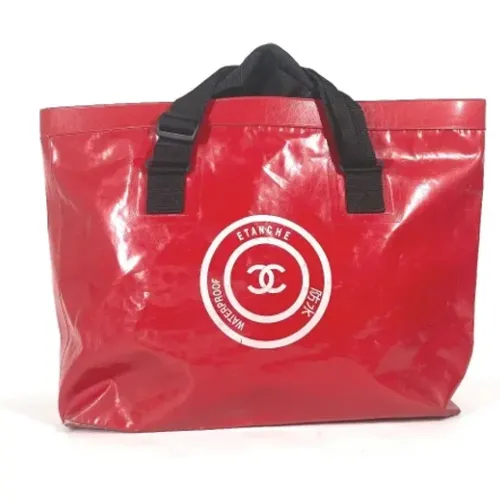 Pre-owned Tote Bags, female, , Size: ONE SIZE Pre-owned Vinyl chanel-bags - Chanel Vintage - Modalova