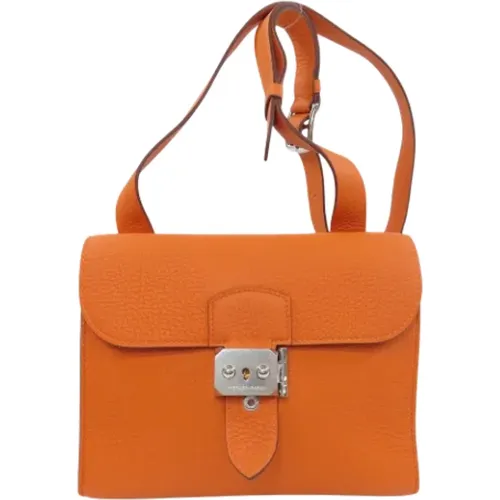 Pre-owned Cross Body Bags, female, , Size: ONE SIZE Pre-owned Leather shoulder-bags - Hermès Vintage - Modalova