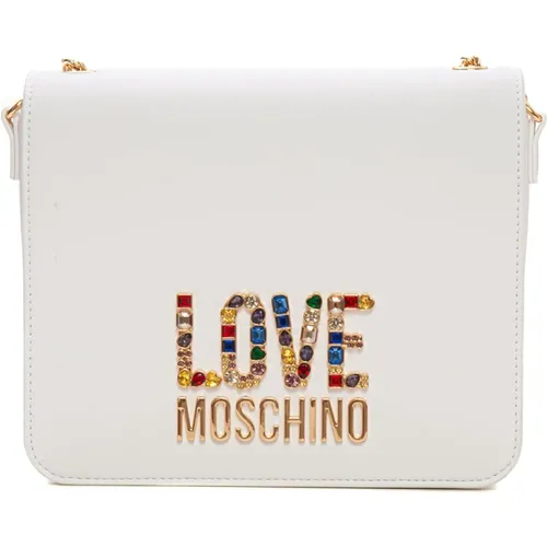 Schicke Kettentasche , Damen, Größe: ONE Size - Love Moschino - Modalova