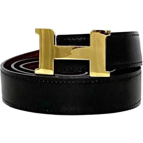 Pre-owned Belts, female, , Size: ONE SIZE Pre-owned Leather belts - Hermès Vintage - Modalova