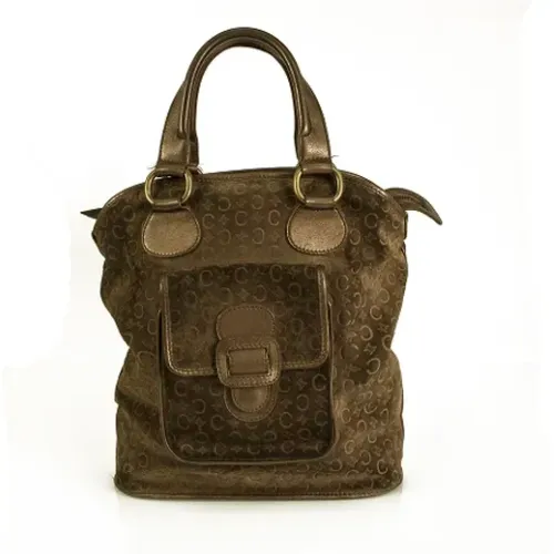 Pre-owned Handbags, female, , Size: ONE SIZE Pre-owned Suede celine-bags - Celine Vintage - Modalova