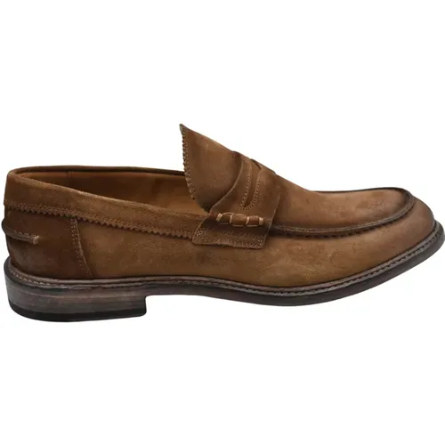 Stylish Leather Shoes , male, Sizes: 6 UK, 10 UK, 8 UK, 7 UK, 9 UK - Corvari - Modalova