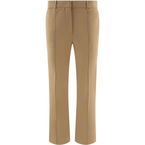 Sportmax Asiago Stretch Cotton Trousers , female, Sizes: M - Max Mara - Modalova