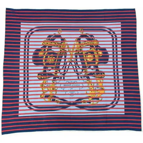 Pre-owned Scarves, female, , Size: ONE SIZE Pre-owned Silk scarves - Hermès Vintage - Modalova