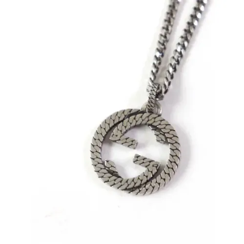 Pre-owned Metal necklaces , female, Sizes: ONE SIZE - Gucci Vintage - Modalova