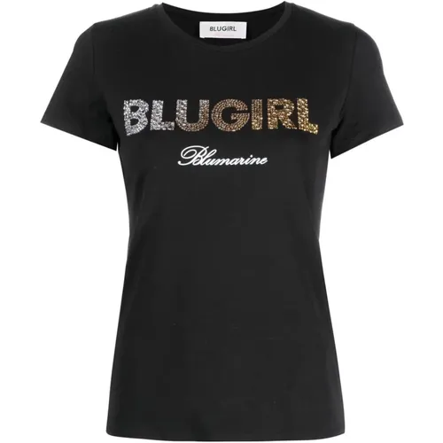 T-Shirts , Damen, Größe: M - Blugirl - Modalova