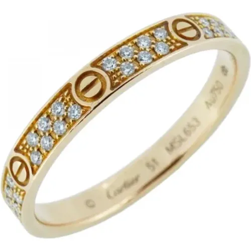 Pre-owned Jewellery, female, , Size: ONE SIZE Pre-owned Rose Gold rings - Cartier Vintage - Modalova