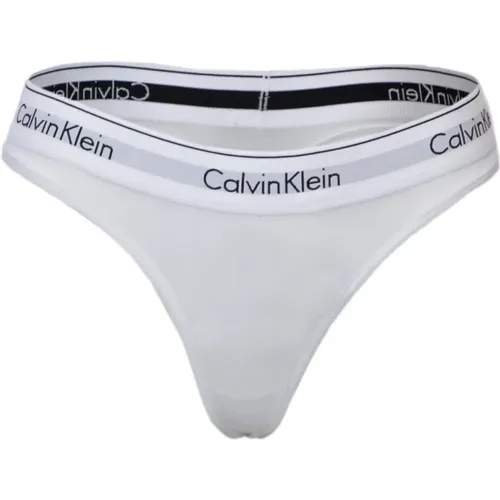 Bequeme weiße Unterhosen , Damen, Größe: L - Calvin Klein - Modalova