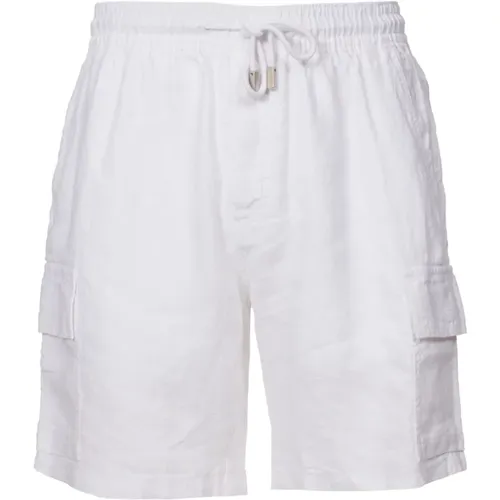 Linen Bay Bermuda Shorts , male, Sizes: L, XL - Vilebrequin - Modalova