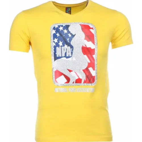 Coole Bedruckte Kleidung NPA - Herren T-Shirt - 1414G , Herren, Größe: S - Local Fanatic - Modalova