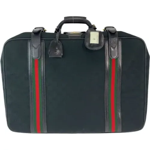 Pre-owned Weekend Bags, male, , Size: ONE SIZE Pre-owned Canvas gucci-bags - Gucci Vintage - Modalova