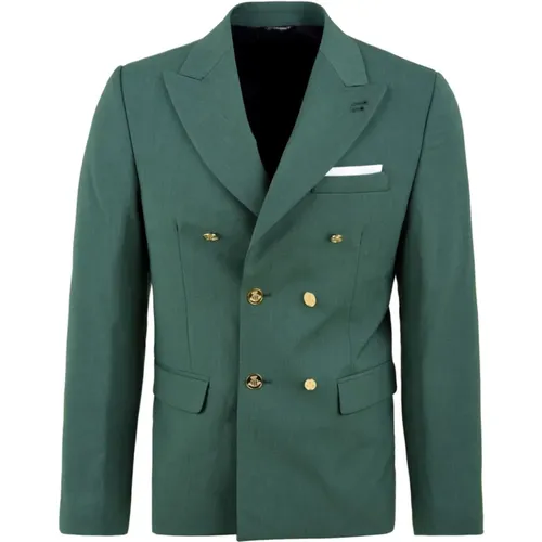 Blazers, male, , Size: L Jackets Eugenio Style - Daniele Alessandrini - Modalova