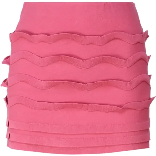 D Wavy Skirt , female, Sizes: M - Blumarine - Modalova