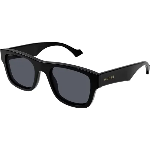 Grey Sunglasses , male, Sizes: 53 MM - Gucci - Modalova