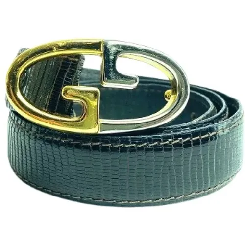 Pre-owned Belts, female, , Size: ONE SIZE Pre-owned Leather belts - Gucci Vintage - Modalova