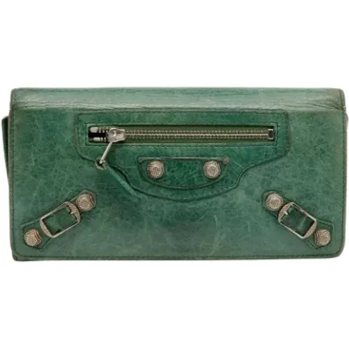 Pre-owned Wallets, female, , Size: ONE SIZE Pre-owned Leather wallets - Balenciaga Vintage - Modalova