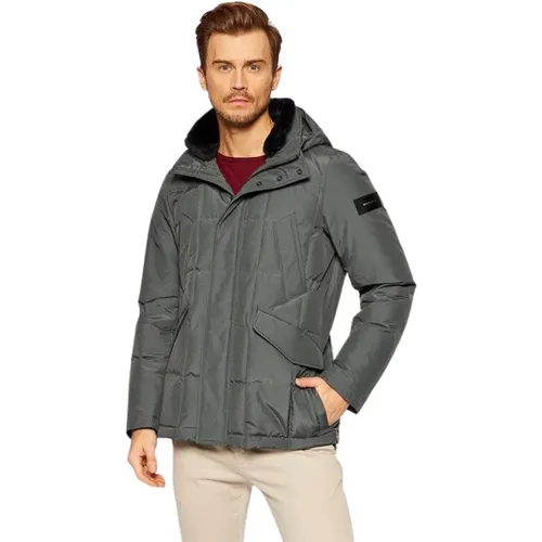 Mens Blizzard Field Puffer Jacket , male, Sizes: XL, 2XL - Woolrich - Modalova