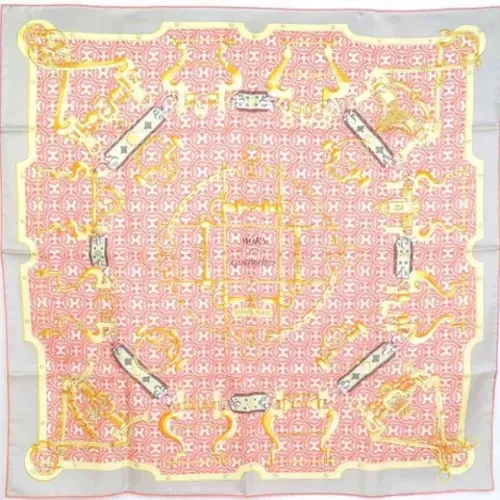 Pre-owned Scarves, female, , Size: ONE SIZE Pre-owned Silk scarves - Hermès Vintage - Modalova