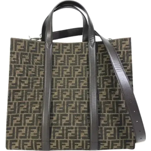 Pre-owned Tote Bags, female, , Size: ONE SIZE Pre-owned Canvas fendi-bags - Fendi Vintage - Modalova