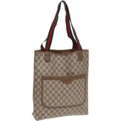 Pre-owned Tote Bags, female, , Size: ONE SIZE Pre-owned Leather handbags - Gucci Vintage - Modalova