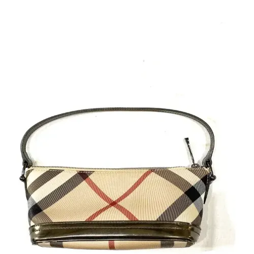 Pre-owned Handbags, female, , Size: ONE SIZE Pre-owned Canvas handbags - Burberry Vintage - Modalova