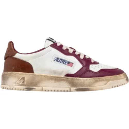 Vintage Street Leder Sneakers , Damen, Größe: 39 EU - Autry - Modalova