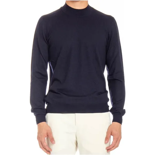 Sweater Lupetto Wool Finezza 16 , male, Sizes: L - Barba - Modalova