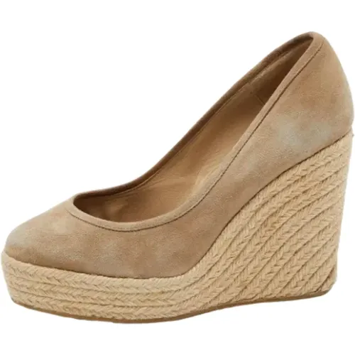 Pre-owned Pumps, female, , Size: 8 1/2 US Pre-owned Suede heels - Jimmy Choo Pre-owned - Modalova