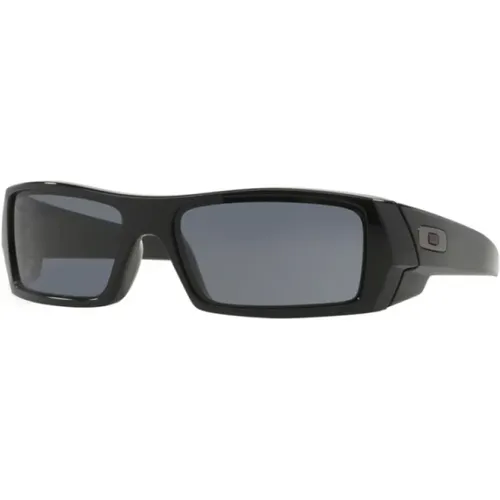 Schwarze Plastik Sonnenbrille , Herren, Größe: 60 MM - Oakley - Modalova