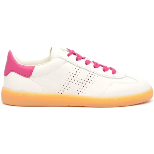 Women's Shoes Sneakers Bianco Aw23 , female, Sizes: 3 UK, 7 UK, 4 1/2 UK, 5 1/2 UK, 4 UK, 2 1/2 UK, 6 UK, 3 1/2 UK, 5 UK, 2 UK - Hogan - Modalova