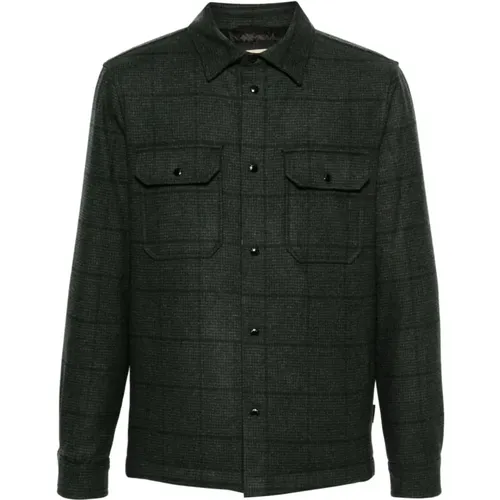 Logo Shirt , male, Sizes: M - Woolrich - Modalova