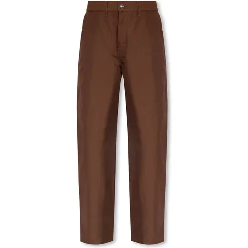 Straight Trousers, male, , Size: M Straight leg Trousers - Salvatore Ferragamo - Modalova